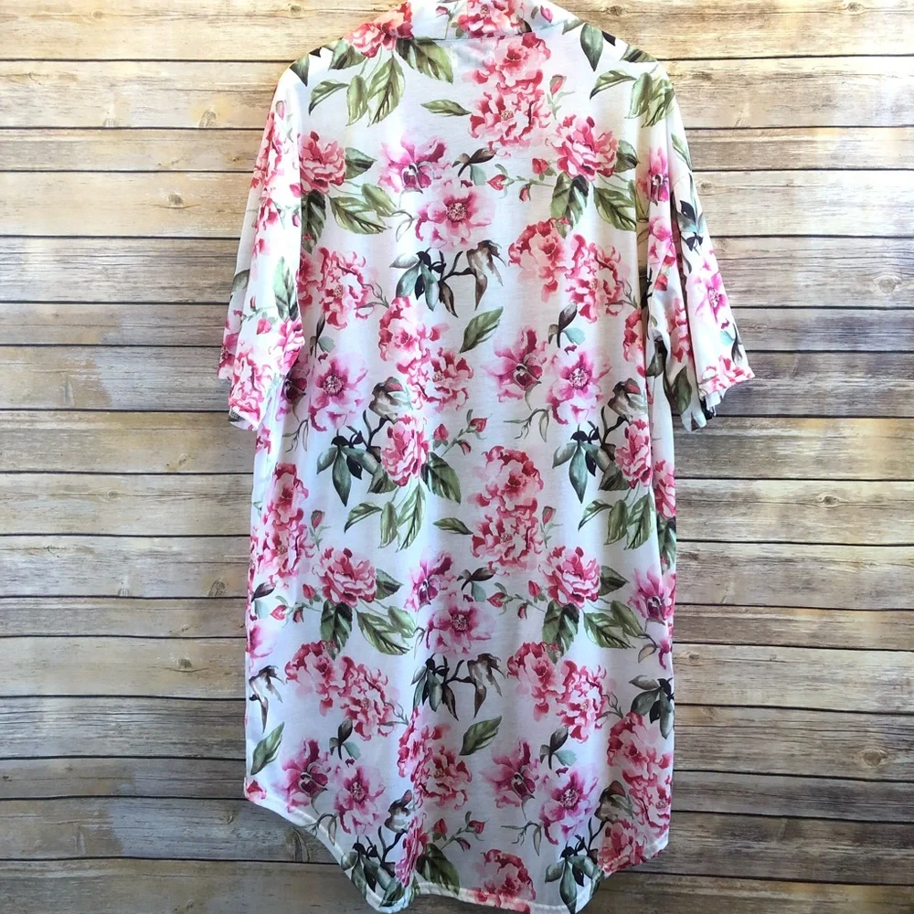 Show Me Your MuMu Floral Garden Of Blooms Brie Robe One Size - Picture 2 of 5